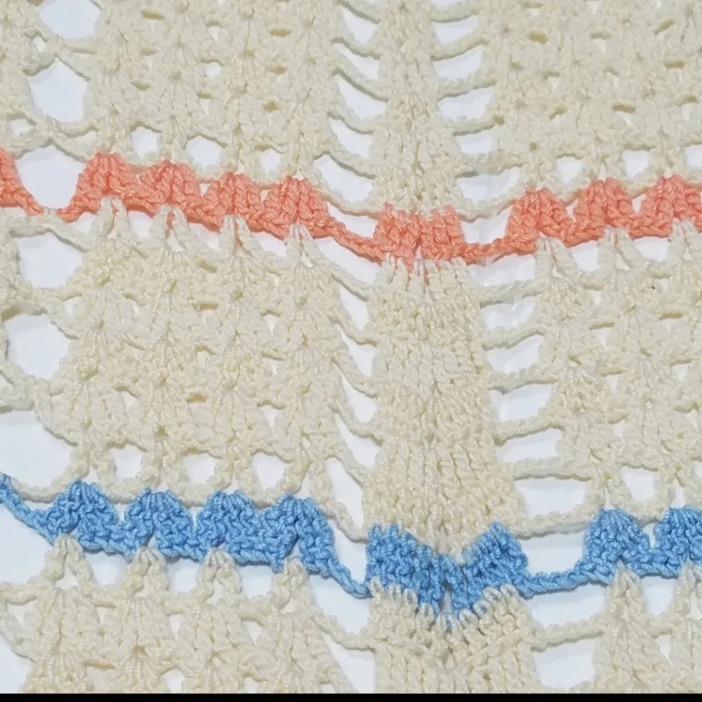 Vintage crocheted apron